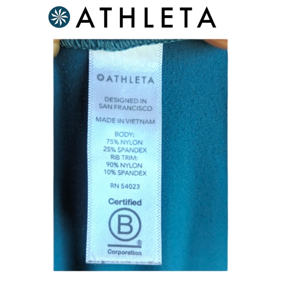ATHLETA Shanti Jacket Billiard Powervita Teal, Athletic and Yoga Women's Medium - Picture 11 of 15